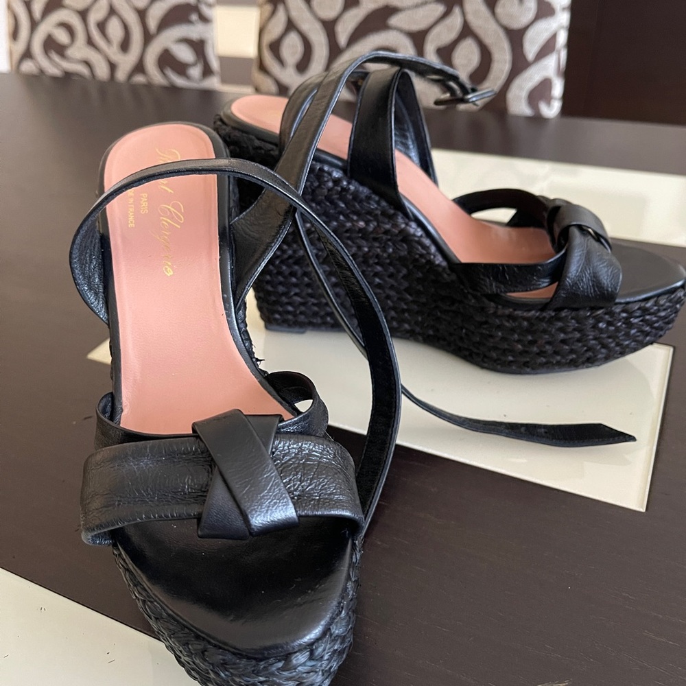 EUC Robert Clergerie Platform sandals size 6 Made in France - Picture 2 of 7
